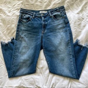Mid-rise ankle skinny KanCans size 29